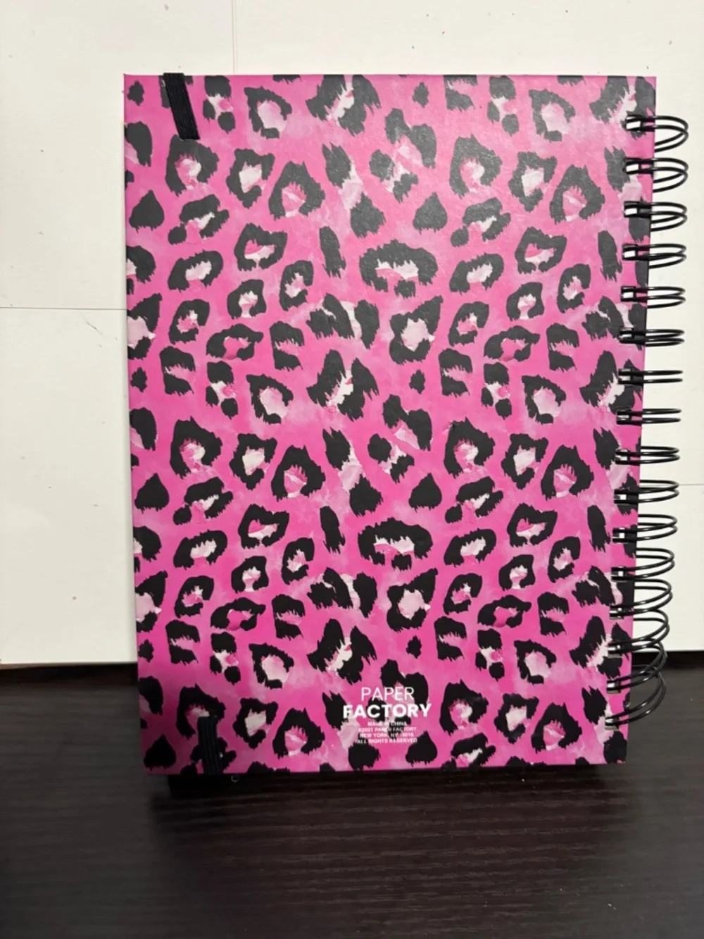 Pink Leopard lined journal- Brand new